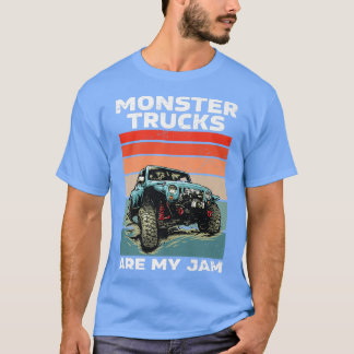 Monster trucks are my passion for retro monster tr T-Shirt