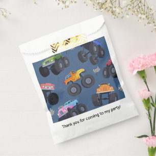 Monster Trucks Birthday Party Favour Bags