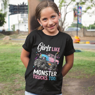 Monster trucks Girls Like Monster Monster T-Shirt