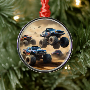 Monster Trucks Mayhem,  Metal Tree Decoration