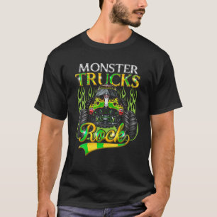 Monster Trucks Rock Halloween Trucker Cool Truck D T-Shirt