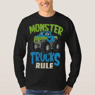 Monster Trucks Rule Big Monster Truck Jam for Adul T-Shirt