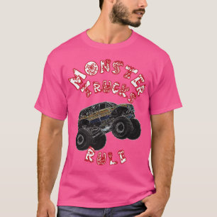 Monster Trucks Rule, Racing and Jumping Cars Boy G T-Shirt
