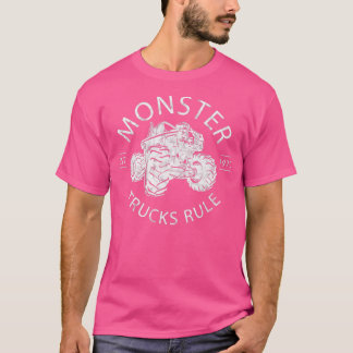 Monster Trucks Shirt Vintage Design