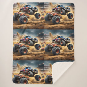 Monster Trucks Smash Up Derby, Sherpa Blanket