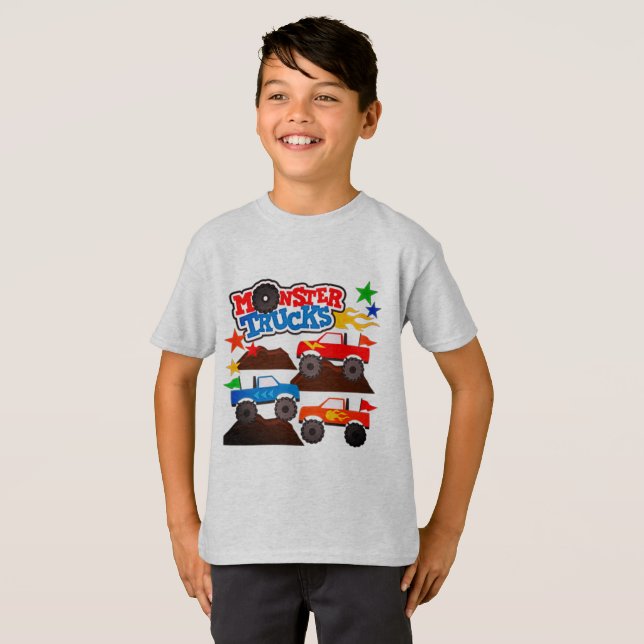 Monster Trucks T-Shirt (Front Full)