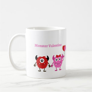 Monster Valentine with Cute Monsters on  Coffee Mug