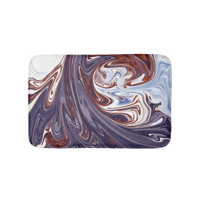 Monster waves | Best abstract painting Bath Mat (Front)