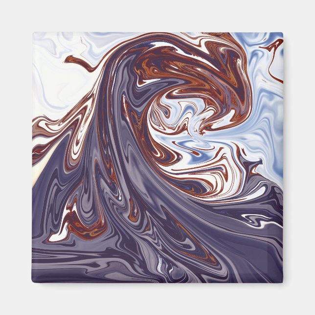 monster waves | Best abstract painting Magnet (Front)