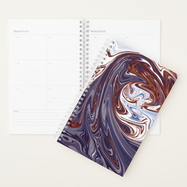 Monster waves | Best abstract painting Planner (Display)