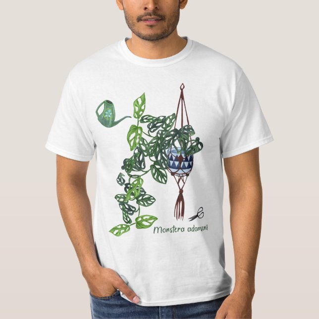 Monstera adansonii, Monstera plant T-Shirt (Front)