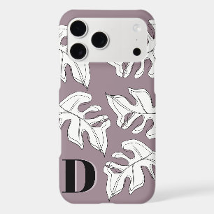 Monstera Black White Botanical Wedding