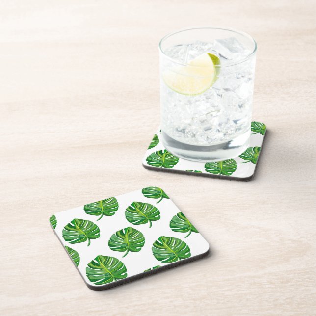 Monstera Coaster (Right Side)