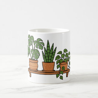 Monstera deliciosa | Snake Plant | Pothos Leaf Mug