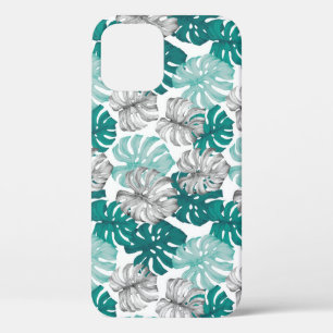 Monstera Duo Tone: Minimal Tropics iPhone 12 Case