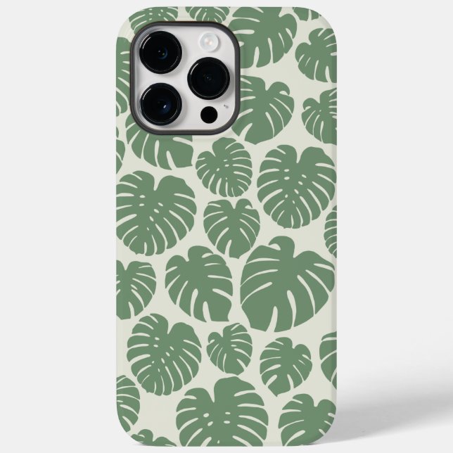 Monstera - Green Case-Mate iPhone Case (Back)