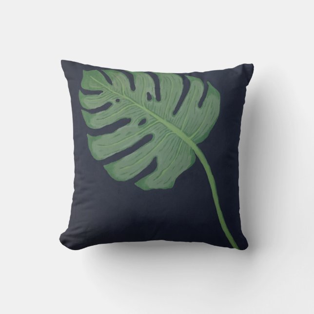 Monstera Leaf Cushion (Front)