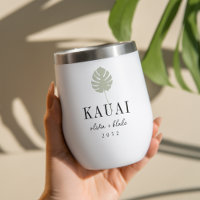 Monstera Leaf Destination Wedding Favour