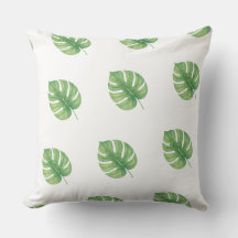 Monstera Leaf Green Design.