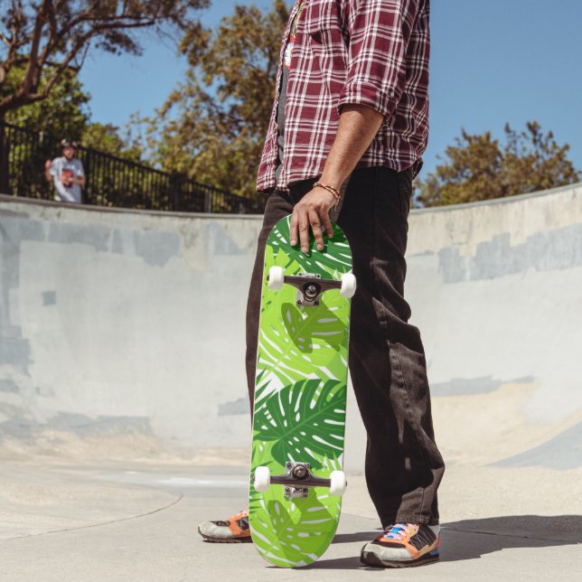 Monstera Leaf Professional Skateboard  (Outdoor 2)