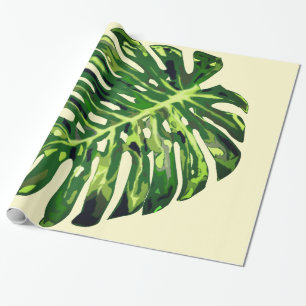 Monstera Leaf Wrapping Paper