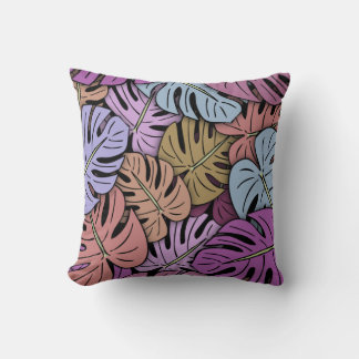 Monstera Leaves #7 Cushion