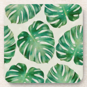 Monstera leaves coaster