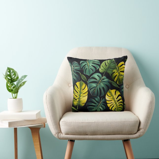 Monstera Leaves Cushion (Chair)