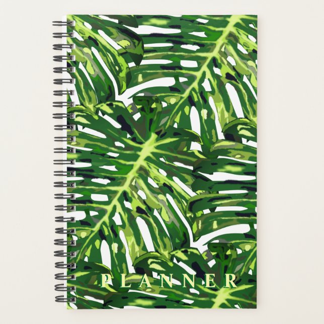 Monstera Leaves Planner (Front)