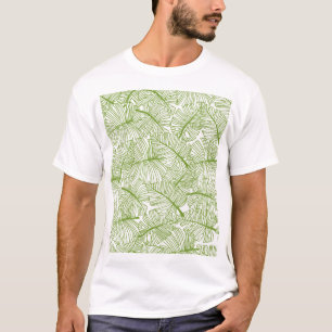 Monstera leaves, seamless floral design. T-Shirt