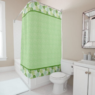 Monstera Leaves Shower Curtain