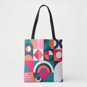 Monstera Leaves: Tropical Vintage Pattern Tote Bag