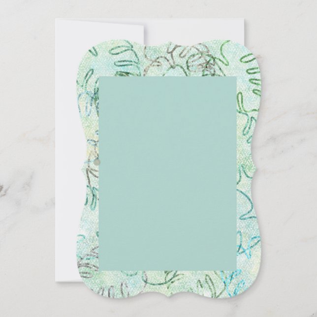 Monstera Madness Invitation (Front)