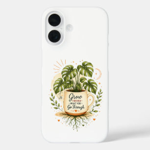 Monstera Plant in Coffee Mug   Cosy Botanical  iPhone 16 Case