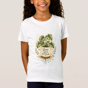 Monstera Plant in Coffee Mug   Cosy Botanical  T-Shirt