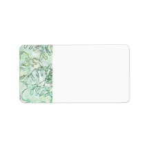 Monstera Plant Postage Return Address Labels