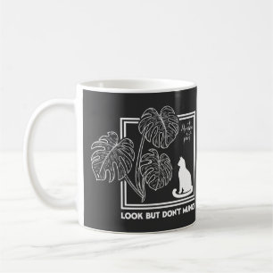 Monstera Toxic To Cats Safety Awareness Art Coffee Mug