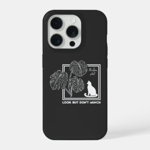Monstera Toxic To Cats Safety Awareness Art iPhone 15 Pro Case