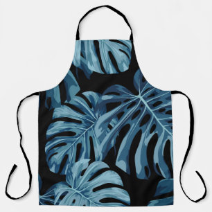 Monstera tropical plant / houseplant design featur apron