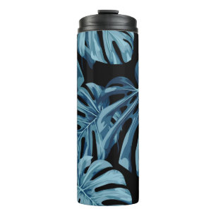Monstera tropical plant / houseplant design featur thermal tumbler