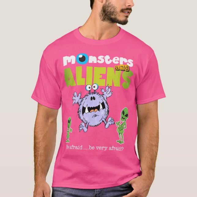 Monsters  Aliens V2 T-Shirt (Front)