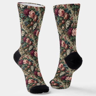 Monsters Amongst Men – Gothic Victorian Tapestry Socks