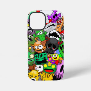 Monsters Cute Characters Halloween Pattern  iPhone 12 Mini Case