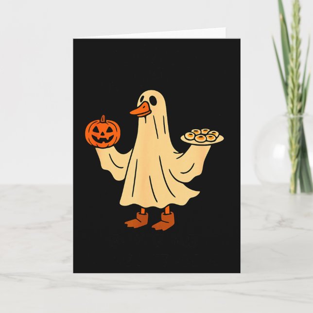 Monsters Don't Eat Ghost Because They Taste Like S Card (Front)