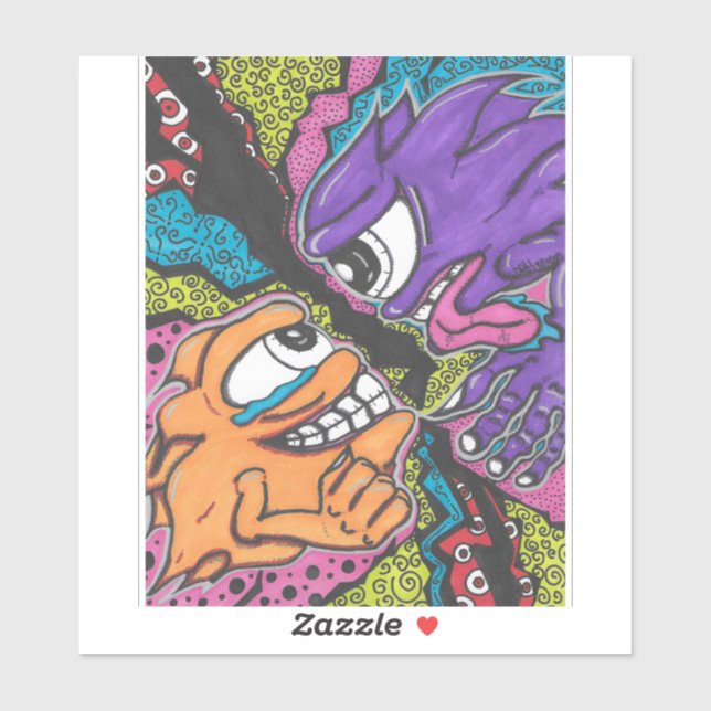 Monsters Fight Vinyl (Sheet)