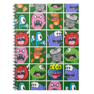 Monsters & Kaiju Spiral Notebook