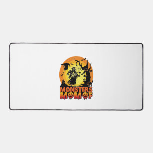 Monsters Mum Halloween Monster Ghost Skeleton Spoo Desk Mat