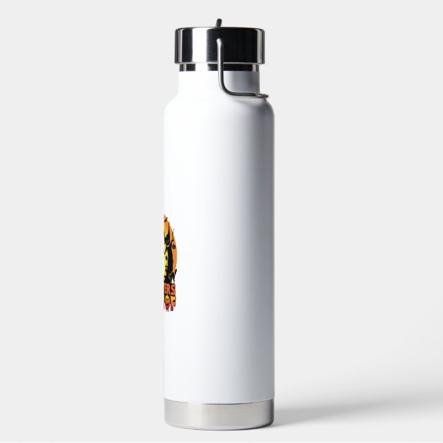 Monsters Mum Halloween Monster Ghost Skeleton Spoo Water Bottle (Left)
