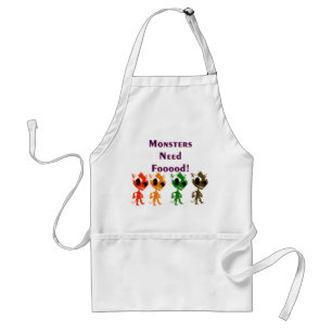 Monsters Need Food Standard Apron