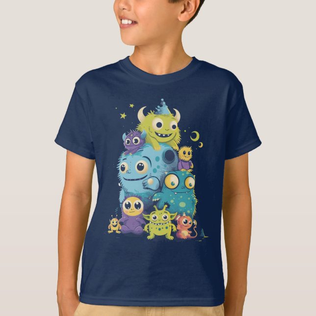 Monsters night out T-Shirt (Front)